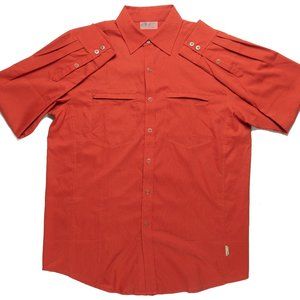 GoLite Men's L Orange Snap Lightweight Shirt